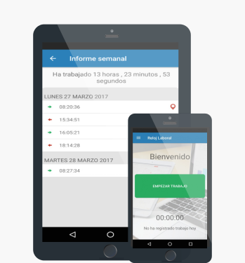 App Reloj Laboral de Duocom