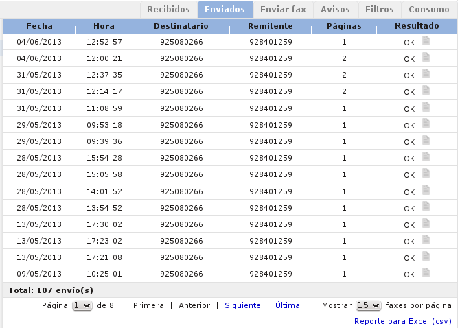 grupo fax online