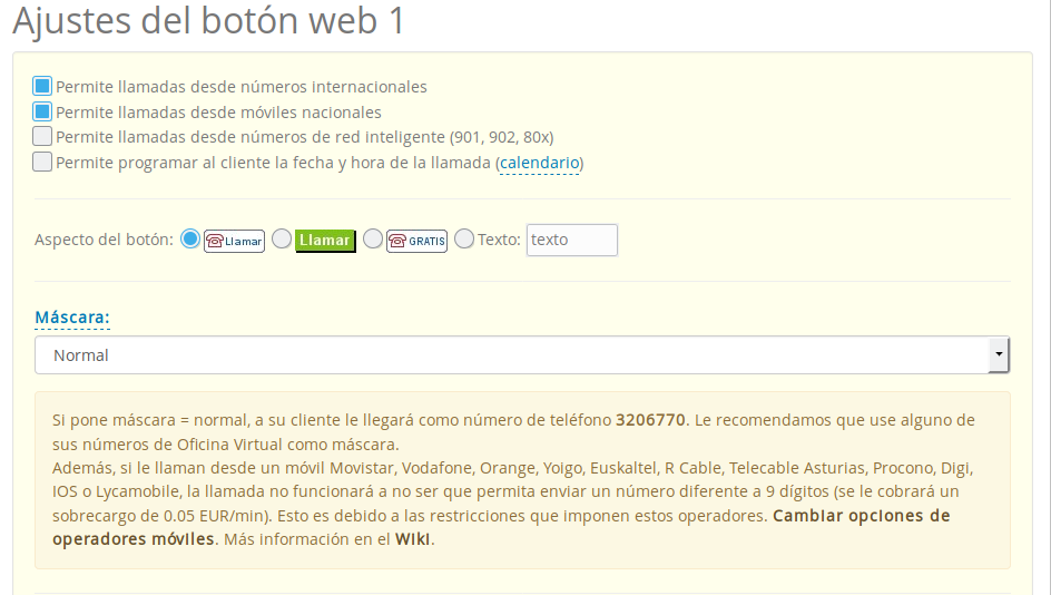 boton web