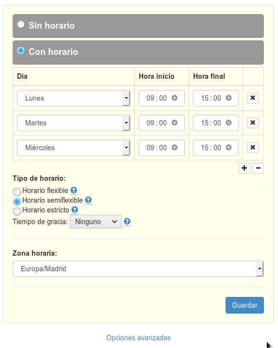 jornada intensiva para empleado