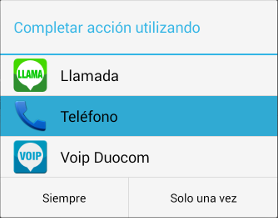 telefono fijo android