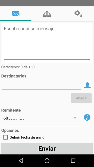 sms para android