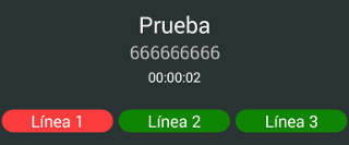 llamada atendida