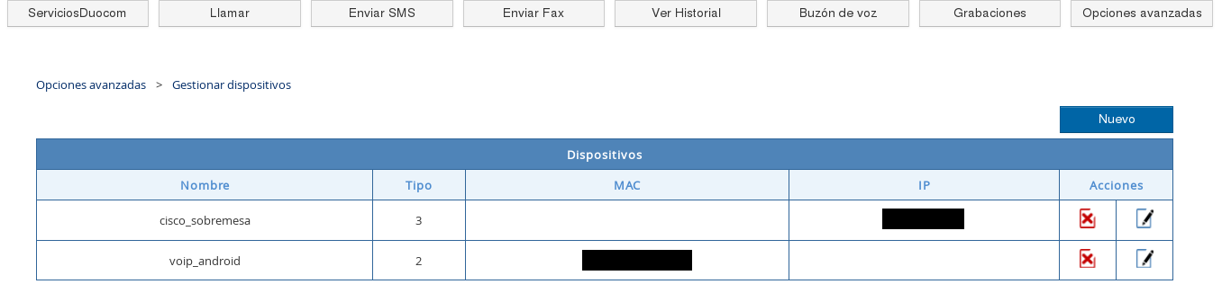 grabaciones vtigerCRM