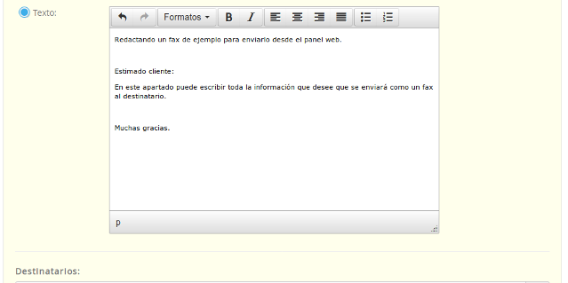 envios de fax