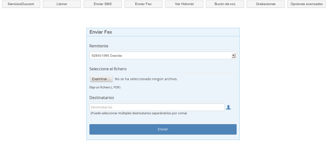 faxes vtigerCRM