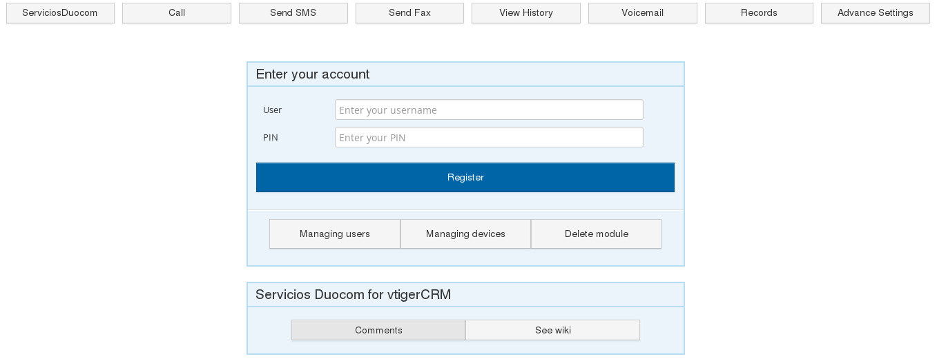 vtigerCRM