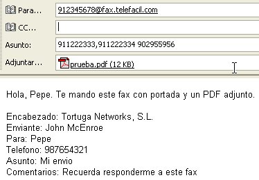 mandar fax